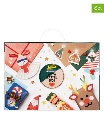folia PAPER 133tlg. Adventskalenderbastelset "Oh Deer" in Rot