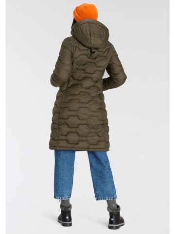Icepeak Doorgestikte mantel "Pomaria" kaki