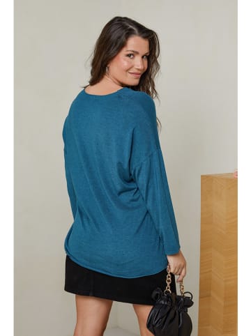 Curvy Lady Sweter w kolorze niebieskim
