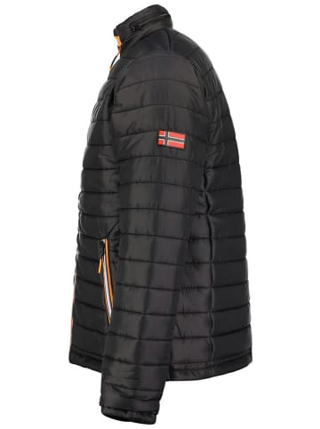 Geographical Norway Doorgestikte jas "Abrim" zwart
