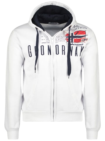 Geographical Norway Sweatvest "Gason" wit
