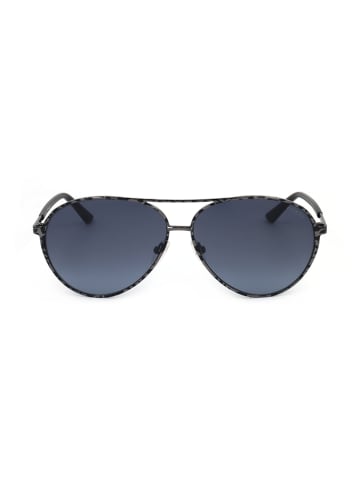 Guess Damskie okulary przeciwsłoneczne w kolorze czarno-granatowym