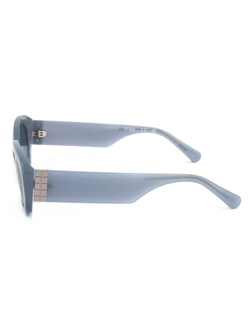 Guess Damskie okulary przeciwsłoneczne w kolorze niebieskim