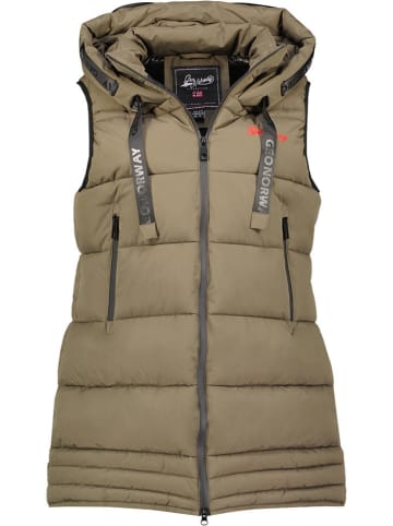 Geographical Norway Doorgestikte bodywarmer "Dolbar" kaki