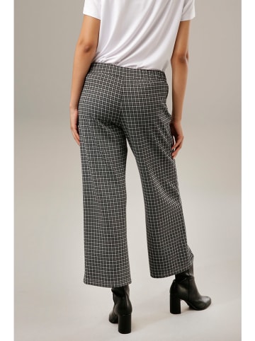 Aniston Spodnie w kolorze czarno-białym
