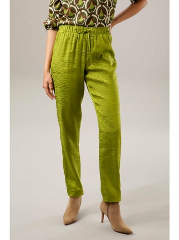 Aniston Spodnie w kolorze zielonym