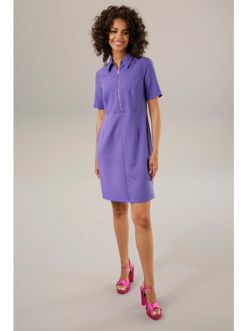 Aniston Sukienka polo w kolorze fioletowym