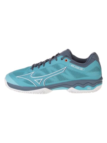 Mizuno Tennisschoenen "Wave Exceed Light CC" lichtblauw/grijs