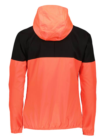 Mizuno Kurtka sportowa "Tennis" w kolorze czarno-pomarańczowym