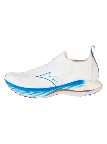 Mizuno Buty "Wave Neo Wind" w kolorze niebiesko-białym do biegania
