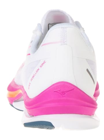 Mizuno Hardloopschoenen "Wave Rebellion Sonic" wit