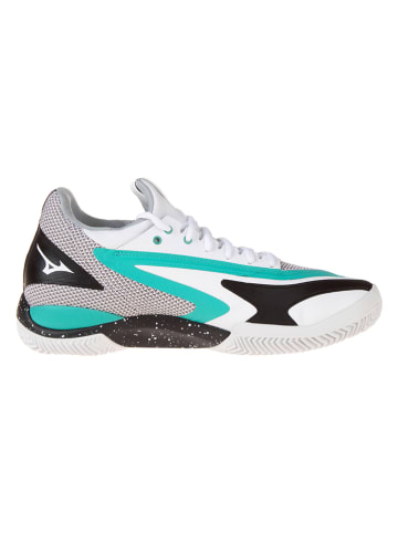Mizuno Tennisschoenen "Wave Impulse CC" wit/meerkleurig