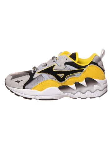 Mizuno Sneakersy "Wave Rider" w kolorze żółto-szarym