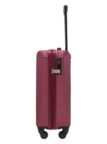 Puccini Hardcase-trolley "San Diego" roze - (B)40 x (H)55 x (D)20 cm