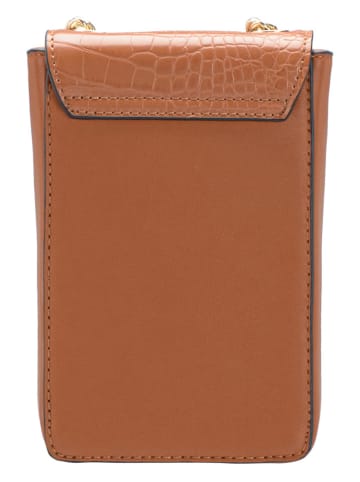 Puccini Umhängetasche "Timeless" in Hellbraun - (B)11 x (H)18 x (T)6 cm