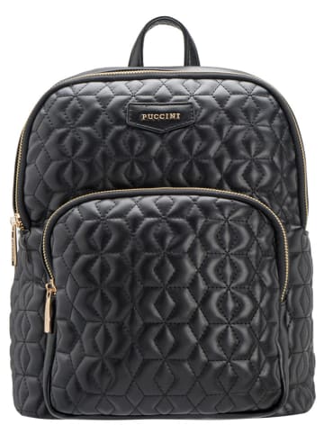Puccini Rugzak zwart - (B)30 x (H)32 x (D)14 cm