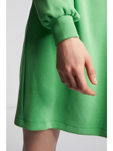 Rich & Royal Sukienka dresowa w kolorze zielonym