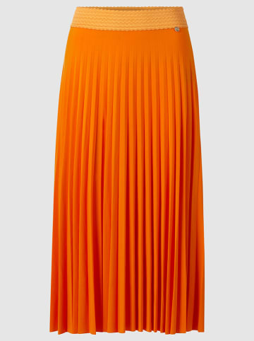 Rich & Royal Spódnica plisowana w kolorze pomarańczowym
