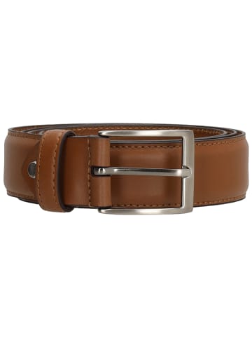 HIDE & STITCHES Leren riem lichtbruin