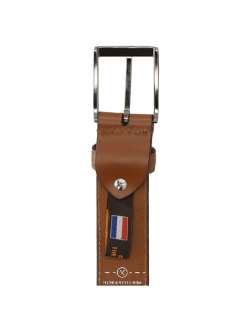 HIDE & STITCHES Leder-Gürtel in Hellbraun