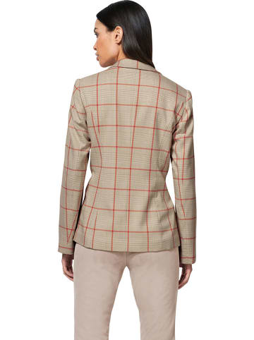 Heine Blazer in Beige/ Rot