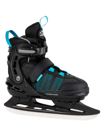 Hudora Schlittschuhe "Comfort" in Schwarz/ Türkis