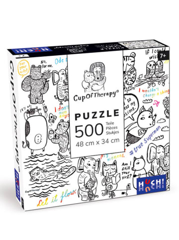 HUCH! 500tlg. Puzzle "Cup of Therapy" - ab 7 Jahren