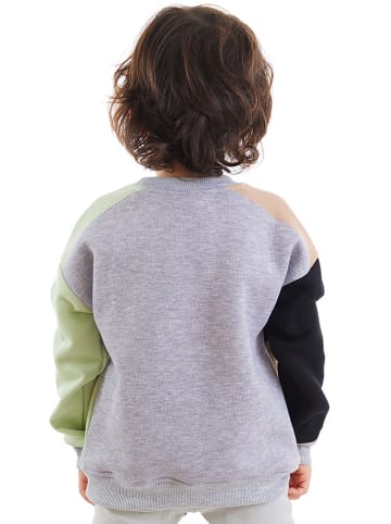 Denokids Sweatshirt "Raccoon & Bear" grijs