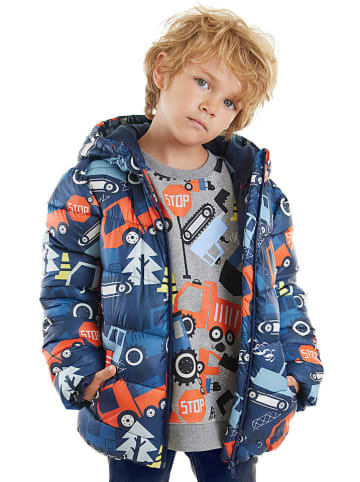 Denokids Steppjacke "Vehicles" in Dunkelblau