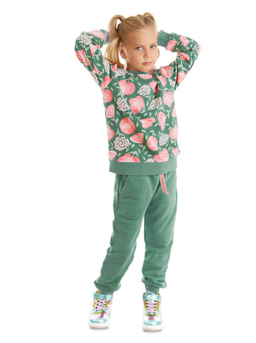 Denokids 2tlg. Outfit "Flower Garden" in Grün