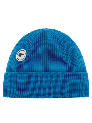 Eisbär Wełniana czapka "Laren" w kolorze niebieskim
