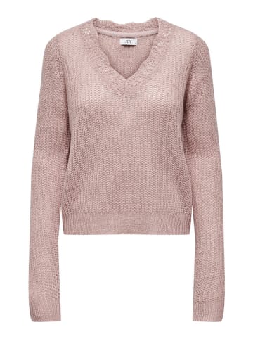 JDY Sweter w kolorze jasnoróżowym