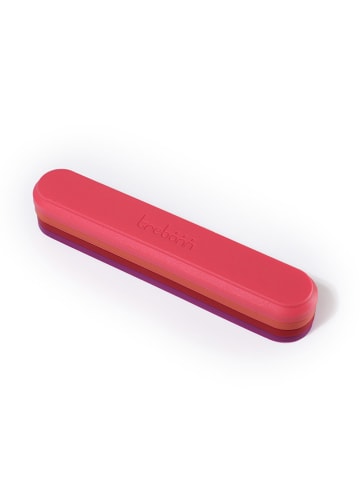 Trebonn 4er-Set: Untersetzer in Pink/ Rot/ Lila - (L)22 x (B)7 x (H)2,7 cm