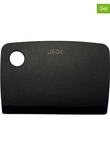 Jade 2er-Set: Deegsnijder zwart - (B)13 x (H)9,5 x (D)0,50 cm
