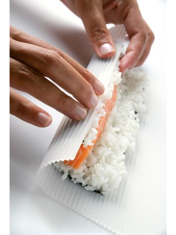 Lekué Sushi-Matte in Weiß - (B)24 x (H)0,40 x (T)20,7 cm