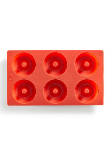 Lekué Donutform in Rot - (B)30 x (H)3,4 x (T)11,8 cm