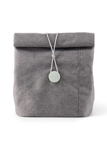 Lekué Lunchbag "To GoOrganic" in Grau - 4l