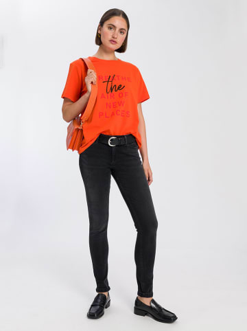 Cross Jeans Shirt oranje