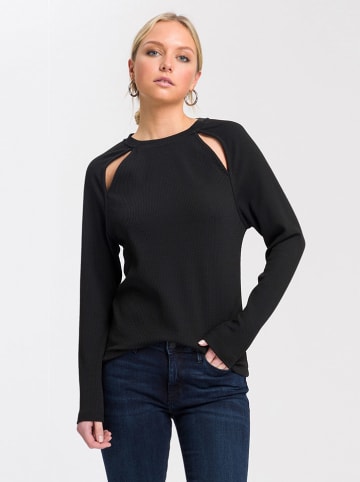 Cross Jeans Longsleeve zwart