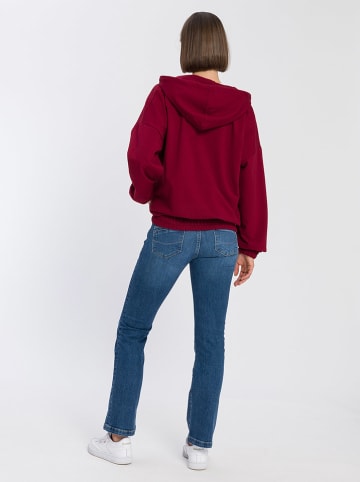 Cross Jeans Bluza w kolorze bordowym