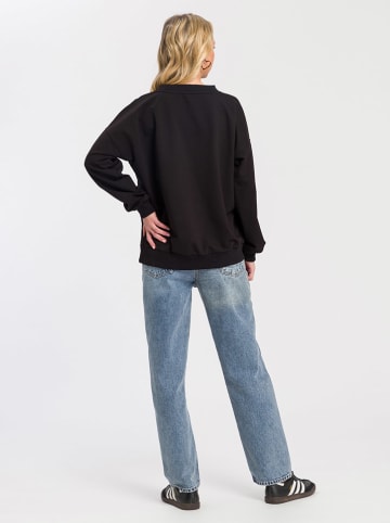 Cross Jeans Bluza w kolorze czarnym