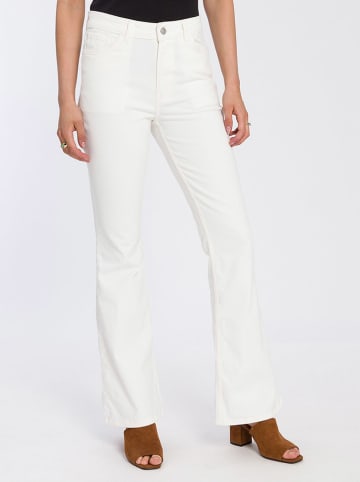 Cross Jeans Dżinsy - Flare fit - w kolorze białym