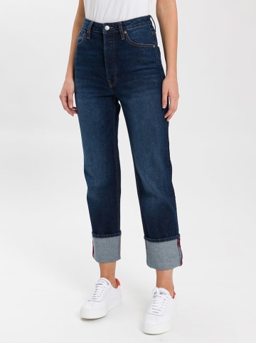 Cross Jeans Dżinsy "Brooke 011" - Straight fit - w kolorze granatowym