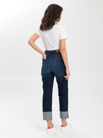 Cross Jeans Dżinsy "Brooke 011" - Straight fit - w kolorze granatowym