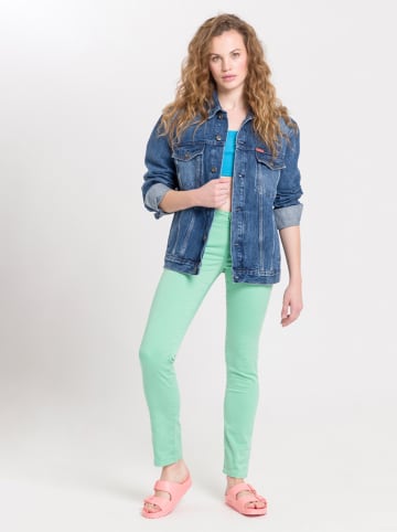 Cross Jeans Dżinsy "Anya" - Slim fit - w kolorze miętowym