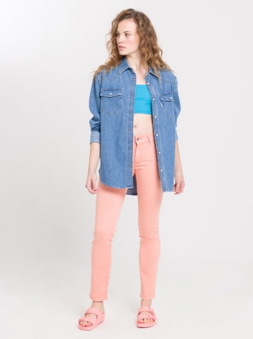 Cross Jeans Dżinsy "Anya" - Slim fit - w kolorze brzoskwiniowym
