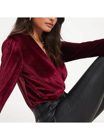 Milan Kiss Bluse in Bordeaux