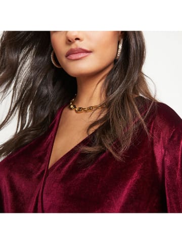 Milan Kiss Bluse in Bordeaux