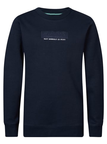 Petrol Sweatshirt donkerblauw