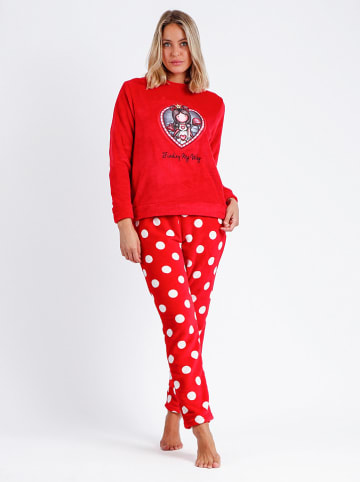 admas Pyjama rood